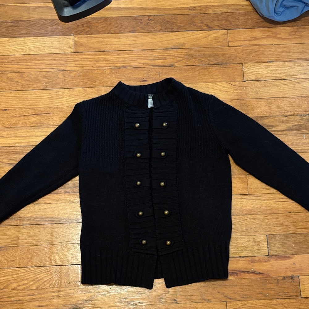 VENUS Classic Black Knit cardigan (does not button)